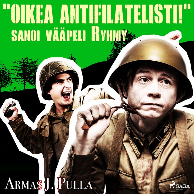 Book cover for "Oikea antifilatelisti!" sanoi vääpeli Ryhmy