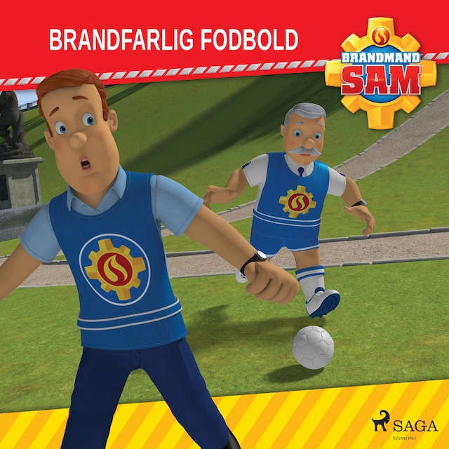 Book cover for Brandmand Sam - Brandfarlig fodbold