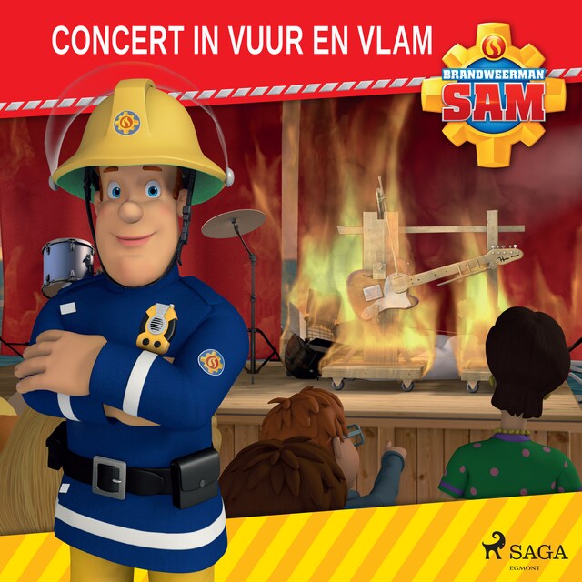 Boekomslag van Brandweerman Sam - Concert in vuur en vlam