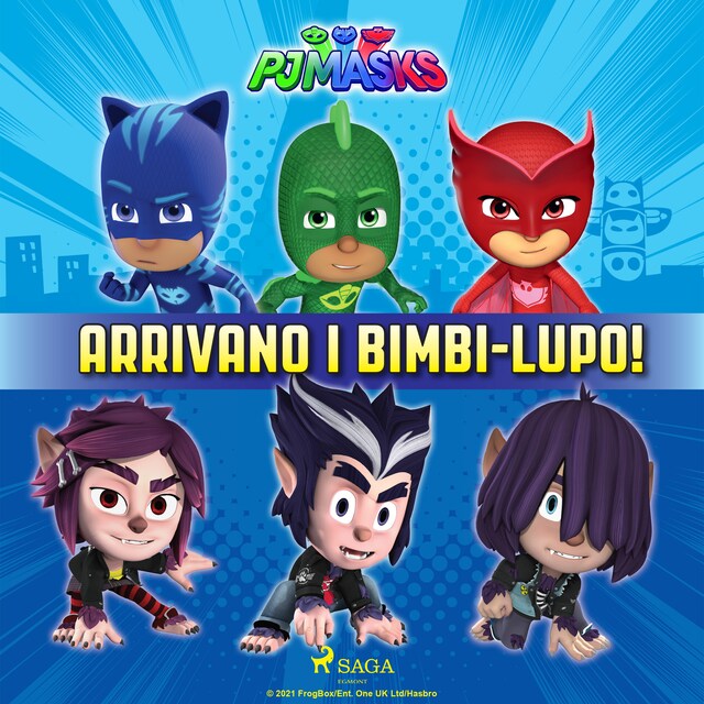 Couverture de livre pour Super Pigiamini - Arrivano i Bimbi-Lupo!