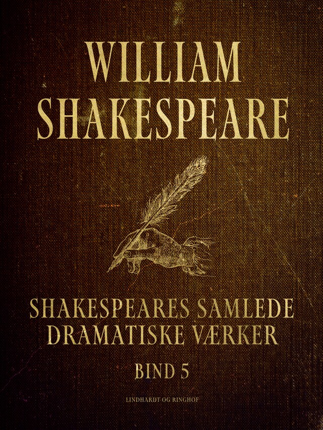 Buchcover für Shakespeares samlede dramatiske værker. Bind 5