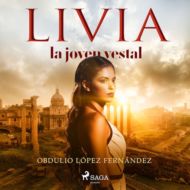 Book cover for Livia, la joven vestal