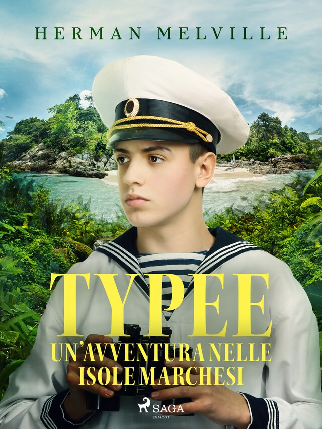 Copertina del libro per Typee: un’avventura nelle isole Marchesi