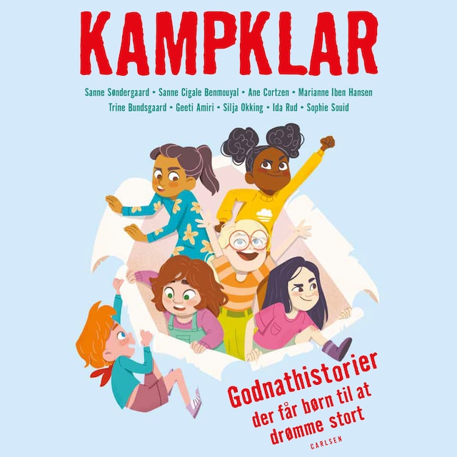 Bokomslag for Kampklar - Godnathistorier der får børn til at drømme stort