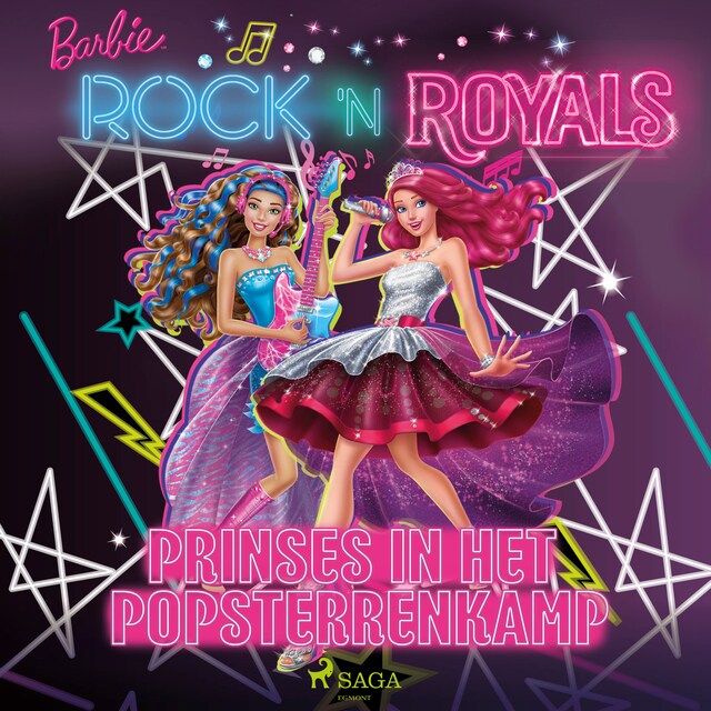 Book cover for Barbie - Prinses in het Popsterrenkamp