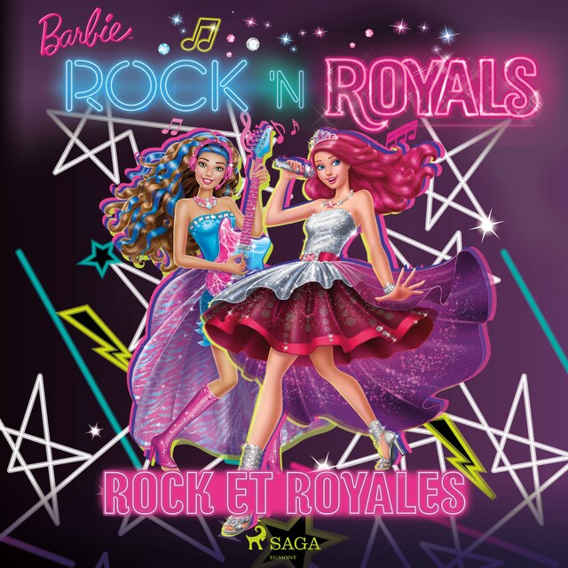 Couverture de livre pour Barbie Rock et Royales