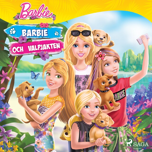 Okładka książki dla Barbie och valpjakten