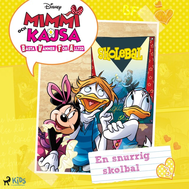 Book cover for Mimmi och Kajsa 3 - En snurrig skolbal