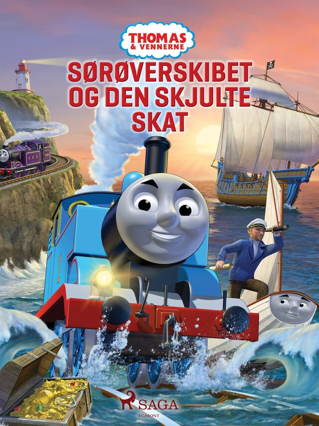 Book cover for Thomas og vennerne - Sørøverskibet og den skjulte skat