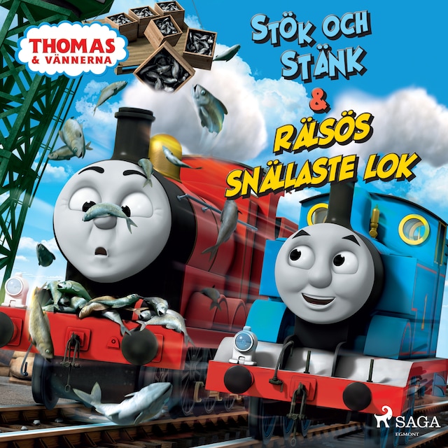 Kirjankansi teokselle Thomas och vännerna - Stök och stänk & Rälsös snällaste lok