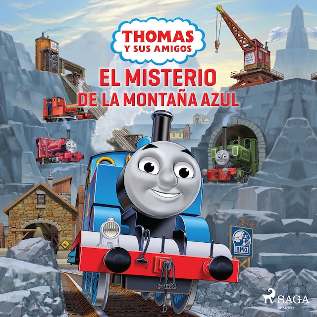 Bokomslag för Thomas y sus amigos - El Misterio de la Montaña Azul