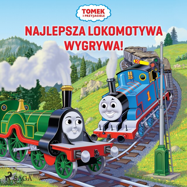 Book cover for Tomek i przyjaciele - Najlepsza lokomotywa wygrywa!