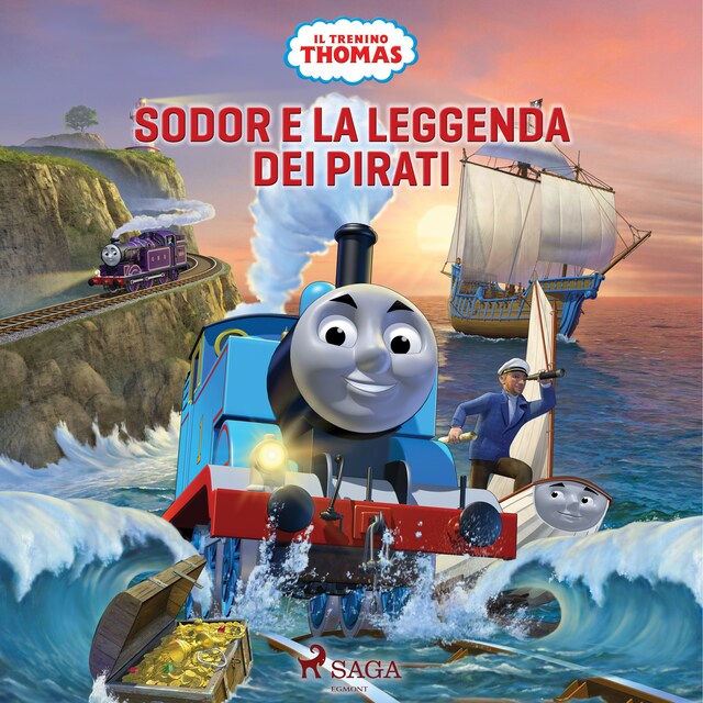 Boekomslag van Il trenino Thomas - Sodor e la leggenda dei pirati