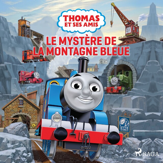 Couverture de livre pour Thomas et ses amis - Le Mystère de la montagne bleue