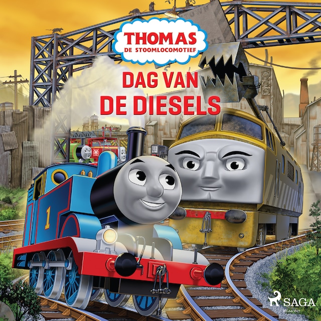 Bokomslag för Thomas de Stoomlocomotief - Dag van de Diesels