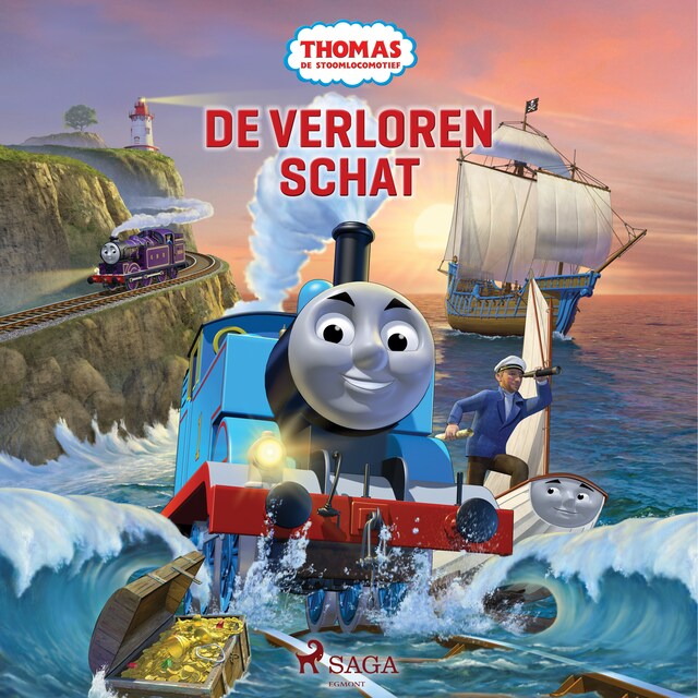 Boekomslag van Thomas de Stoomlocomotief - De verloren schat