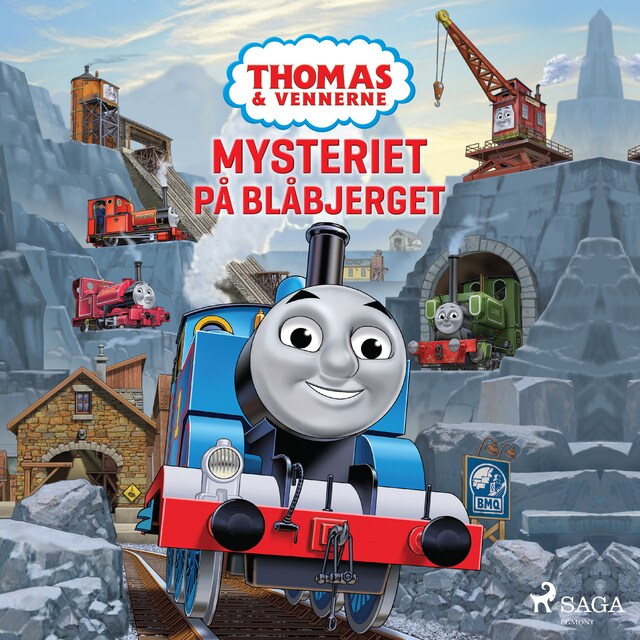 Copertina del libro per Thomas og vennerne - Mysteriet på Blåbjerget