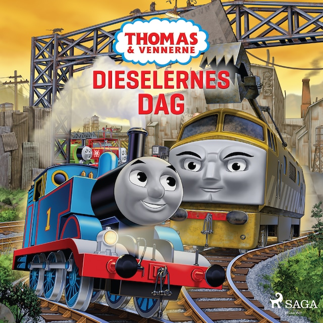 Couverture de livre pour Thomas og vennerne - Dieselernes dag