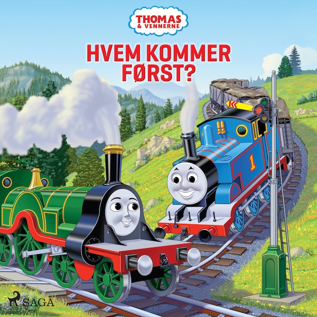 Book cover for Thomas og vennerne - Hvem kommer først?