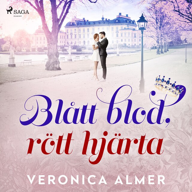 Book cover for Blått blod, rött hjärta