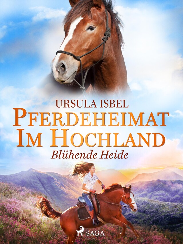 Couverture de livre pour Pferdeheimat im Hochland - Blühende Heide