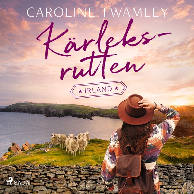 Book cover for Kärleksrutten - Irland