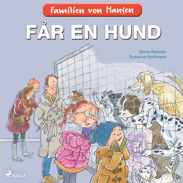 Bogomslag for Familien von Hansen får en hund