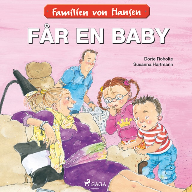 Bogomslag for Familien von Hansen får en baby