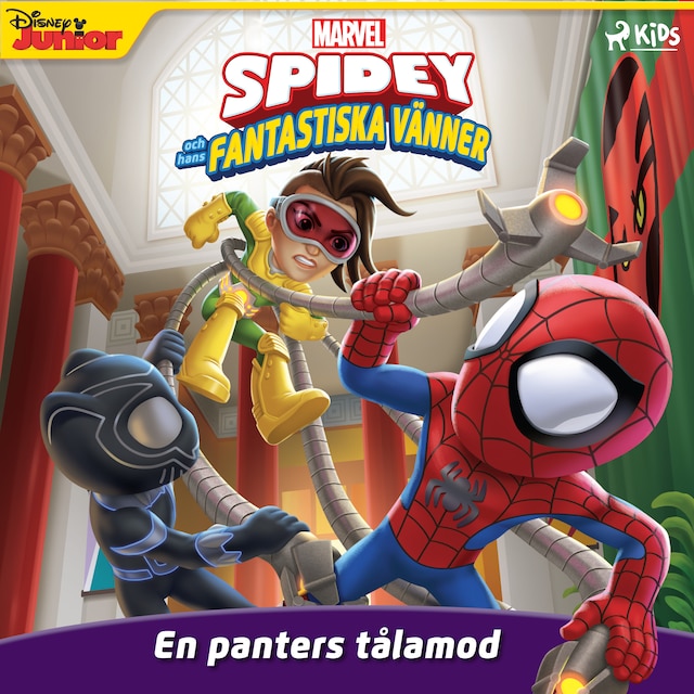 Portada de libro para Spidey och hans fantastiska vänner - En panters tålamod