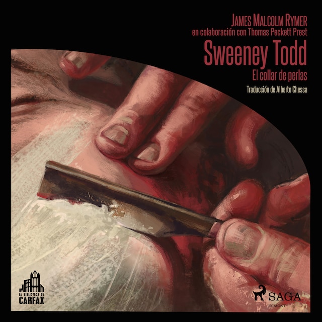 Kirjankansi teokselle Sweeney Todd, el collar de perlas