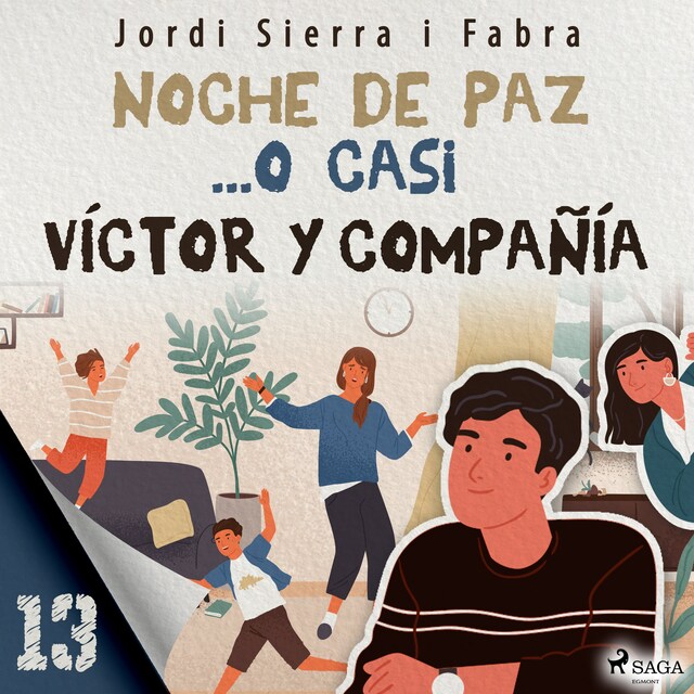 Couverture de livre pour Víctor y compañía 13: Noche de paz... o casi