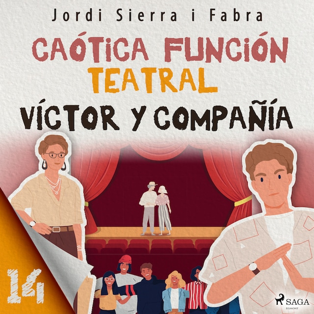 Copertina del libro per Víctor y compañía 14: Caótica función teatral