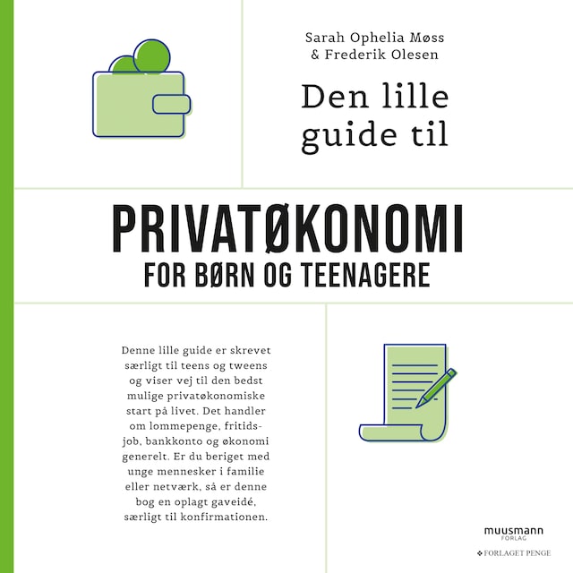 Couverture de livre pour Den lille guide til privatøkonomi for børn og teenagere