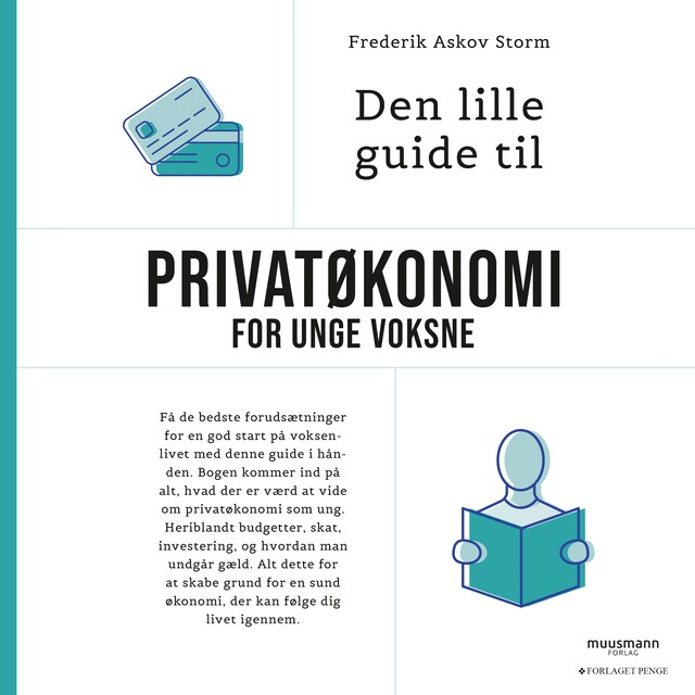 Couverture de livre pour Den lille guide til privatøkonomi for unge voksne