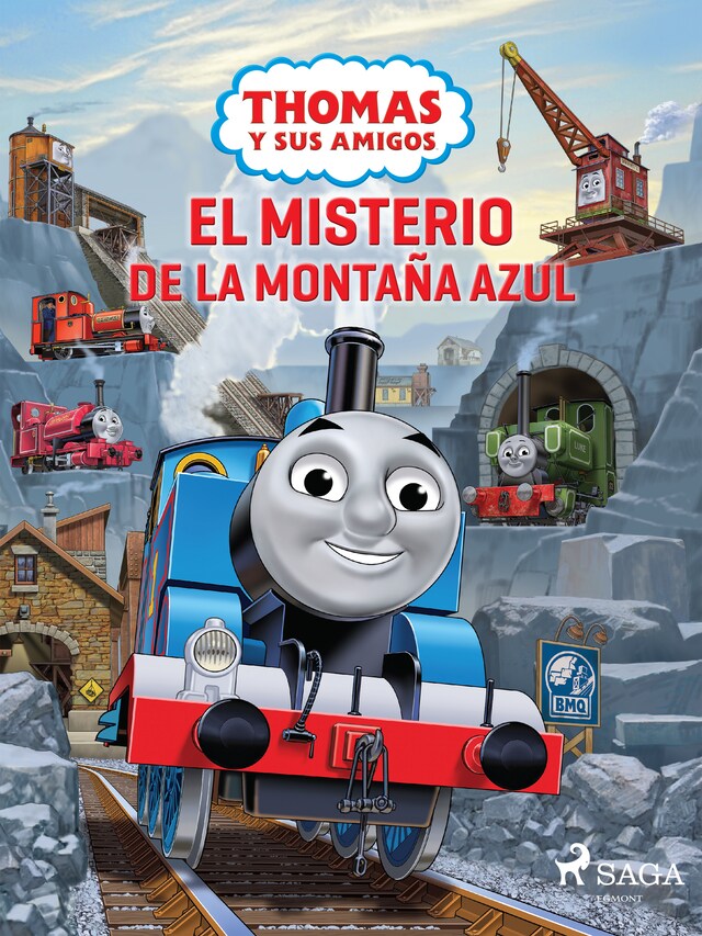 Portada de libro para Thomas y sus amigos - El Misterio de la Montaña Azul