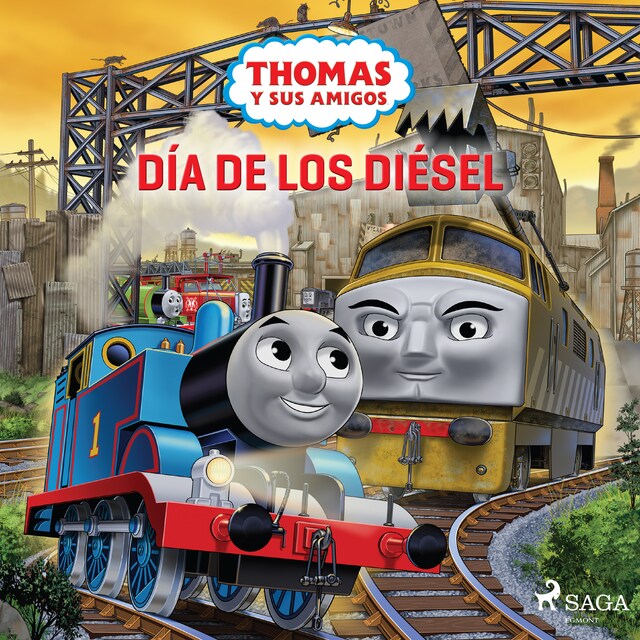 Portada de libro para Thomas y sus amigos - Día de los Diésel