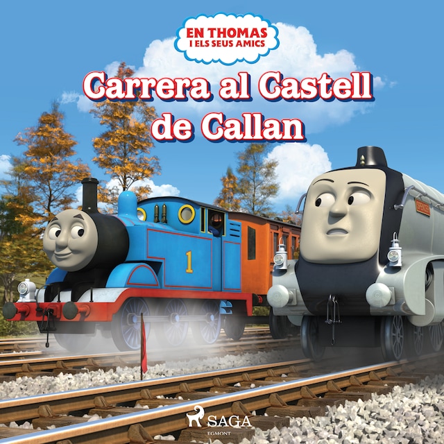 Book cover for En Thomas i els seus amics – Carrera al Castell de Callan