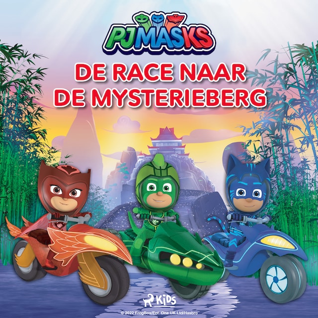 Boekomslag van PJ Masks - De race naar de Mysterieberg