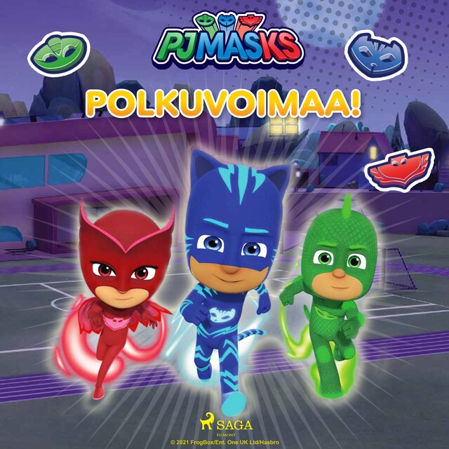 Book cover for Pyjamasankarit - Polkuvoimaa!