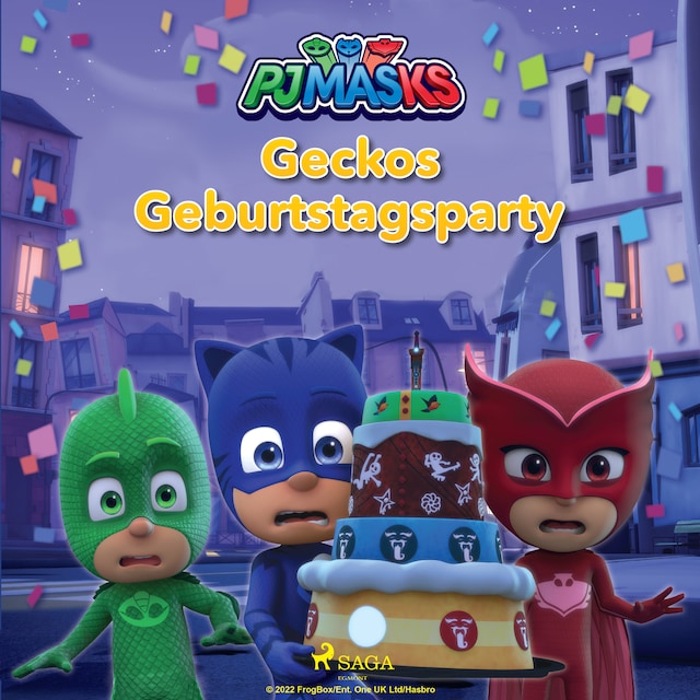 Buchcover für PJ Masks – Geckos Geburtstagsparty