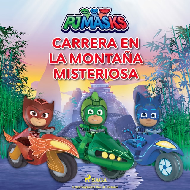 Portada de libro para PJ Masks - Carrera en la Montaña Misteriosa