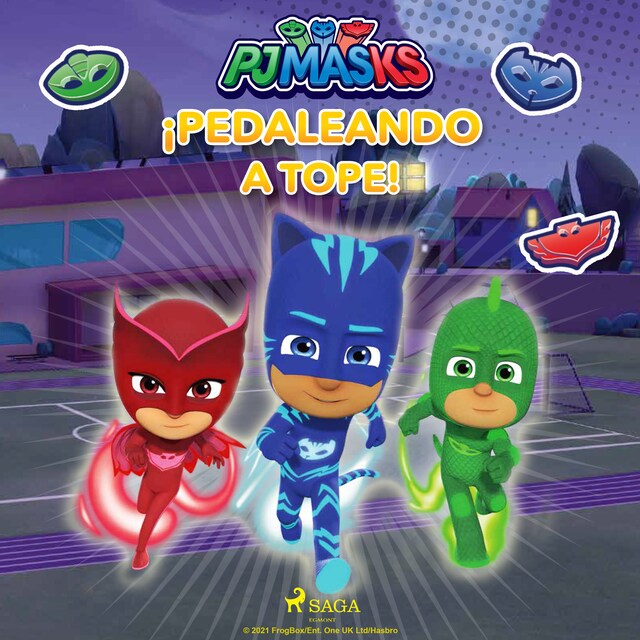 Copertina del libro per PJ Masks - ¡Pedaleando a tope!