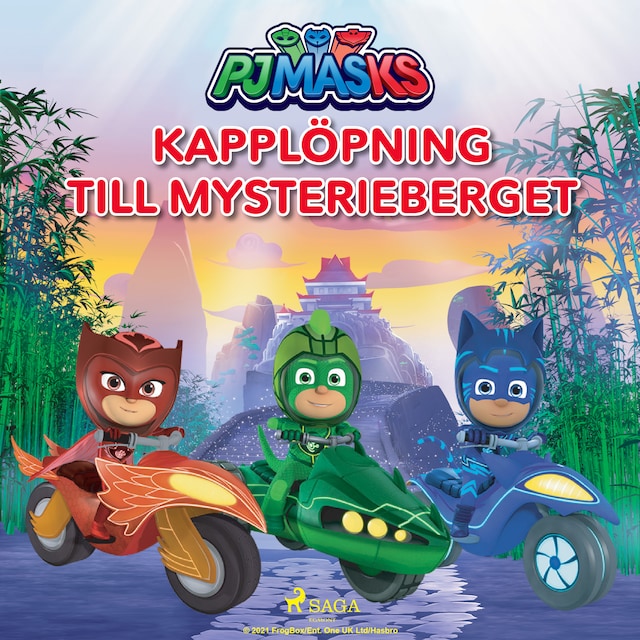 Book cover for Pyjamashjältarna - Kapplöpning till Mysterieberget