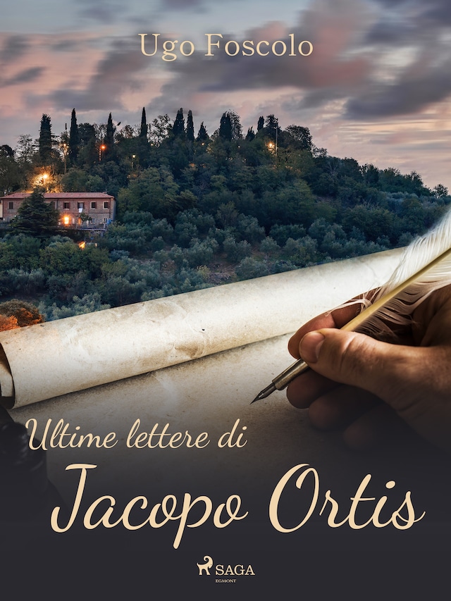 Kirjankansi teokselle Ultime lettere di Jacopo Ortis