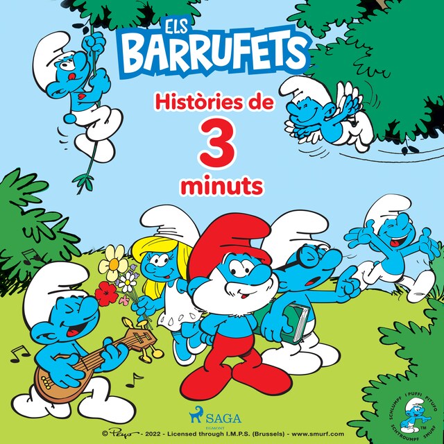 Couverture de livre pour Els Barrufets - Històries de 3 minuts