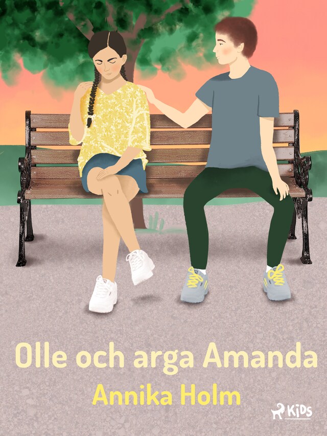 Copertina del libro per Olle och arga Amanda