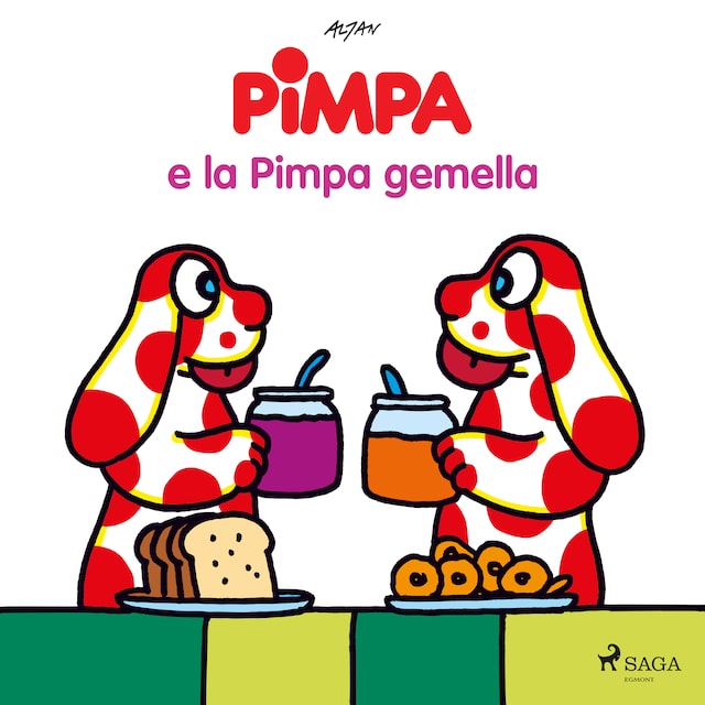 Buchcover für Pimpa e la Pimpa gemella