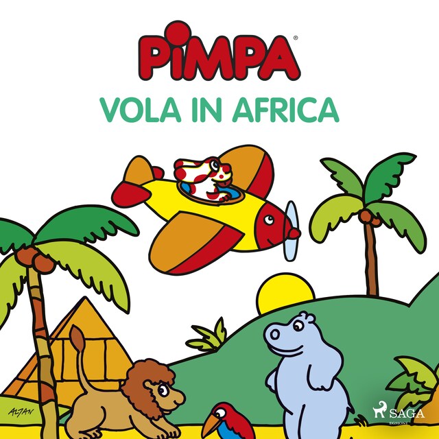 Book cover for Pimpa vola in Africa