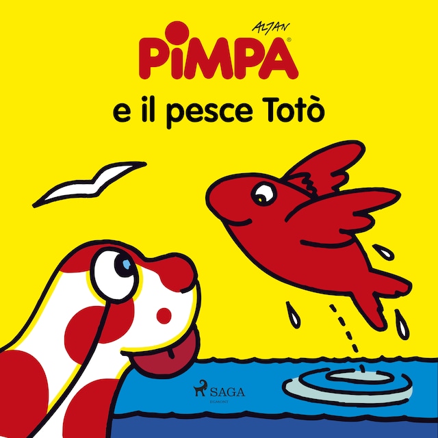 Buchcover für Pimpa e il pesce Totò