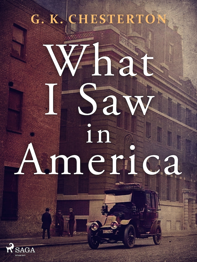 Book cover for What I Saw in America